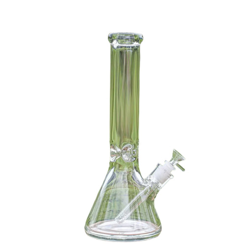 10 Inch Glass Beaker Water Pipe – 5 Assorted Colors | Wholesale Pricing - Black