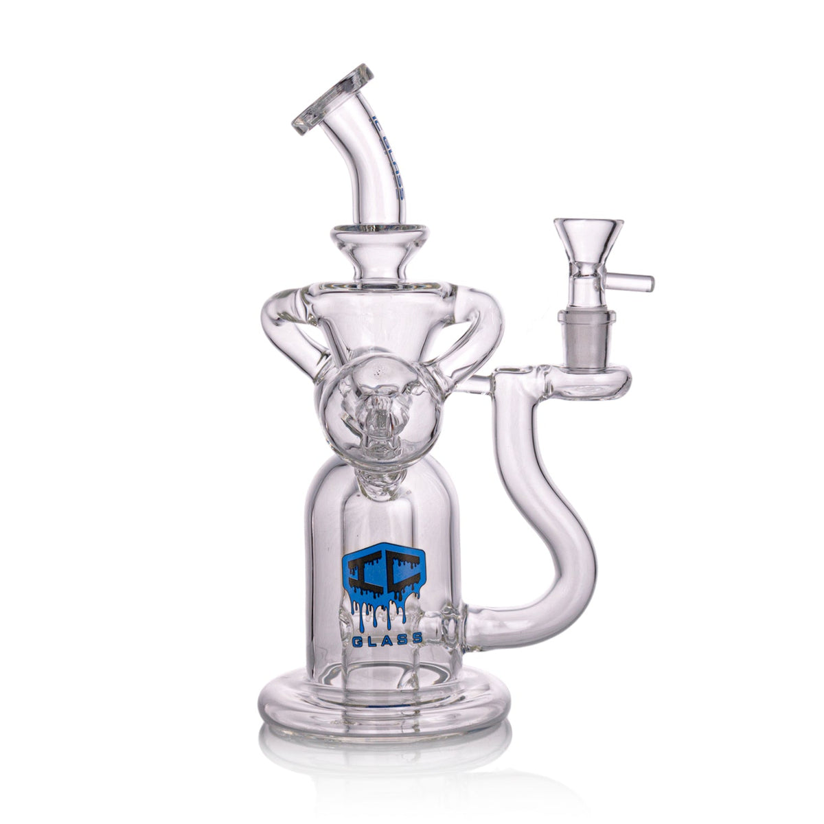 IC GLASS Premium Design Recycler with Side Percs