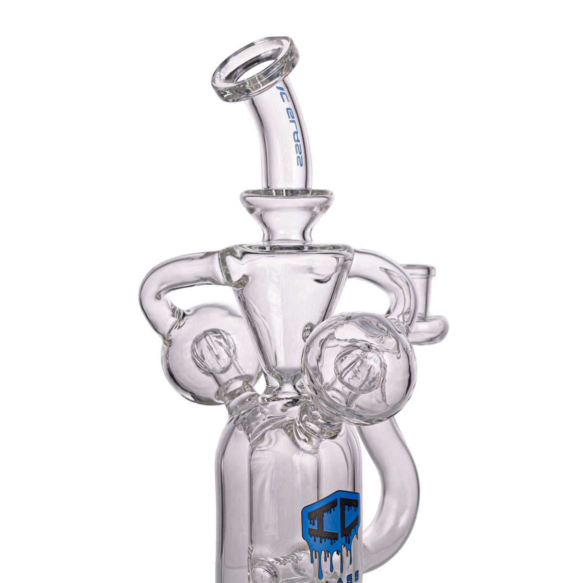 IC GLASS Premium Design Recycler with Side Percs