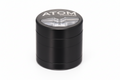 ATOM Half Moon 4-Piece Weed Grinder – Durable Herb Grinder - Black